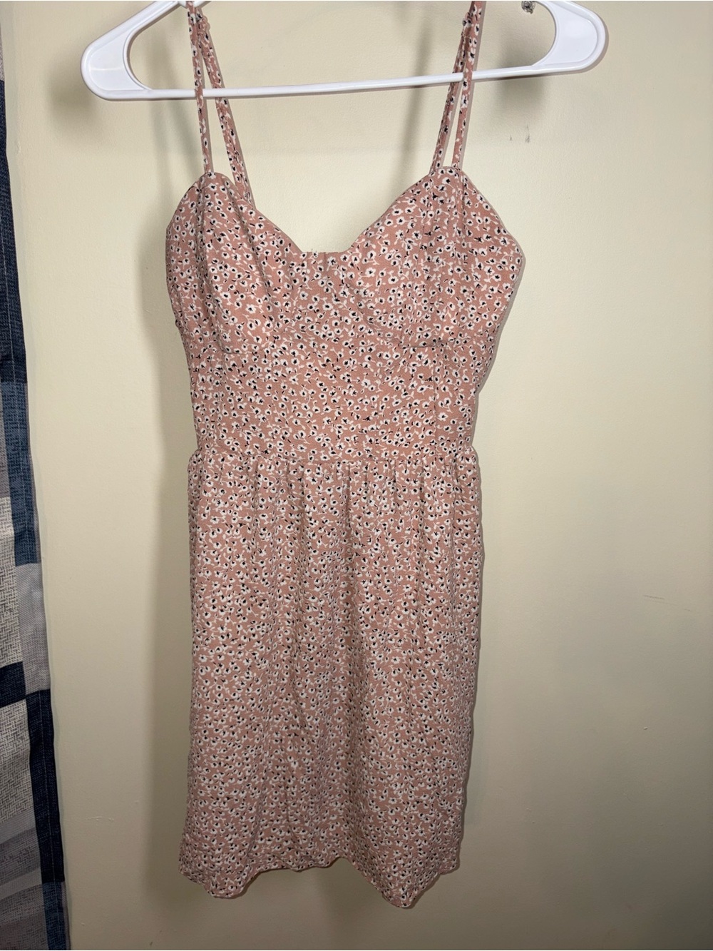Sleeveless Pink Floral Sundress